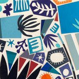 Blue Mosaic Collage