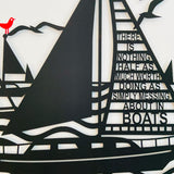 Bespoke Boats Paper Cut