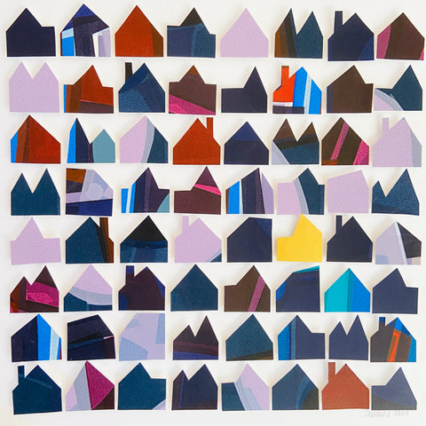 New - Townscape Collage in Relief