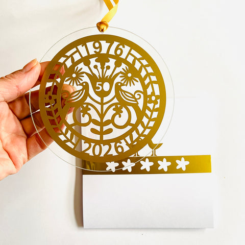 Golden Wedding Hanging Decoration