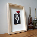Personalised Girl Paper Cut Collage