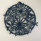 Circular Floral Paper Cut