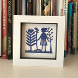 Framed Gardening Mini Paper Cut