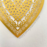 Personalised Gold Heart