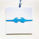 Sapphire Anniversary Glass Hanging Decoration
