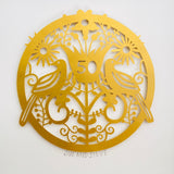 Personalised Golden Wedding Paper Cut