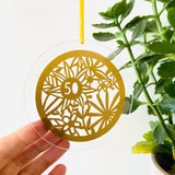Golden Wedding Anniversary Sun Catcher