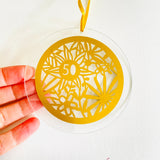 Golden Wedding Anniversary Sun Catcher