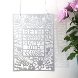 30th Birthday Personalised Paper Cut