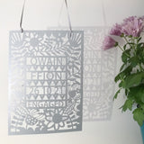 Personalised Engagement Paper Cut