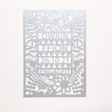 Personalised Engagement Paper Cut