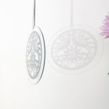 25th Anniversary Glass Hanging Decoration