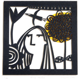 In the Garden papercut