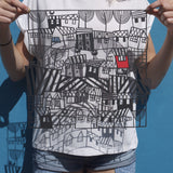 Welsh Town Papercut by Caroline Rees