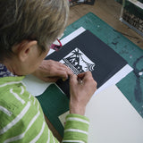Paper Cutting Workshop inc materials, framing and refreshments.