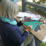 Paper Cutting Workshop inc materials, framing and refreshments.