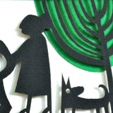Together papercut detail