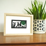 Together papercut framed