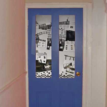Frosted Film for Doors