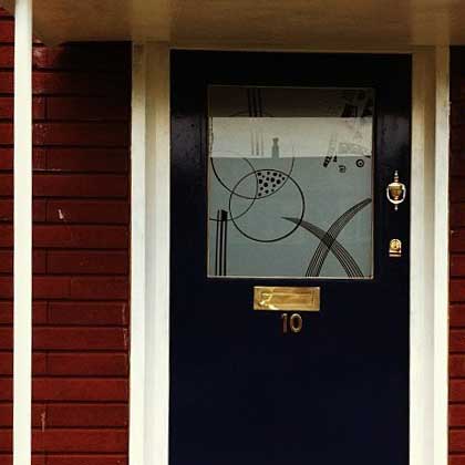 Frosted Film for Door