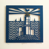 Lighthouse Paper Cut