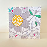 4 Floral cards