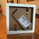 Framed Cat Lover Mini Paper Cut