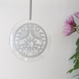 30th Glass Hanging Decoration