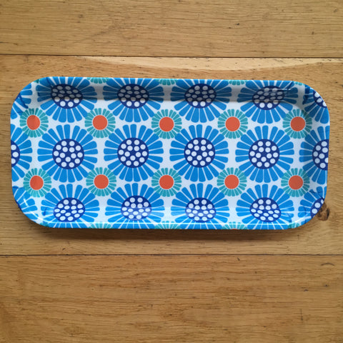 Blue Marguerite Tray