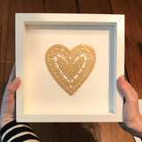 Personalised Gold Heart