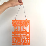 Hugs Paper Cut Artwork