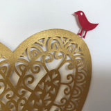 Personalised Gold Heart