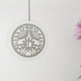 30th Glass Hanging Decoration