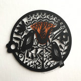 Winter Birds Paper Cut