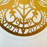 Golden Anniversary Hanging Ornament