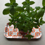 Mosaic Floral Tray