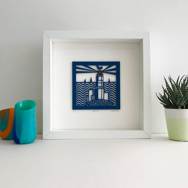 Lighthouse Paper Cut – www.carolinerees.co.uk