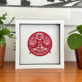 Ruby Anniversary Paper Cut
