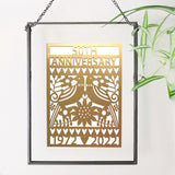 50th Golden Anniversary Paper Cut