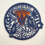 Winter Birds Paper Cut