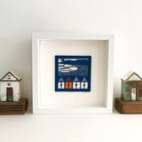 Beach Huts Limited Edition Paper Cut