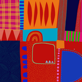 Memphis Textile Design