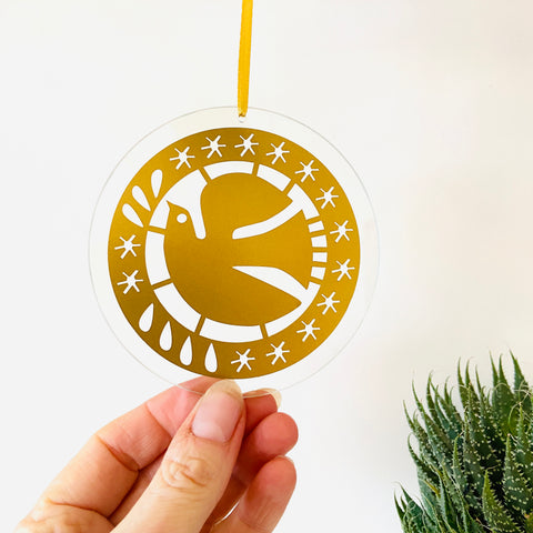 Mid Century Bird Hanging Decoration
