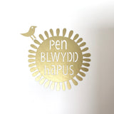 Aderyn Penblwydd Hapus