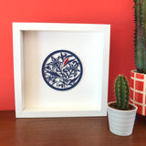 Midwinter Floral Paper Cut