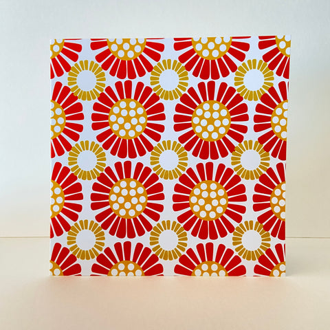 Orange Daisy Card